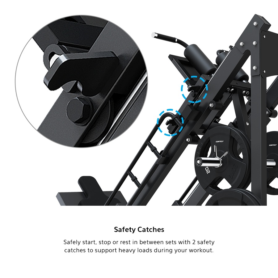 LSG GLP100 Seated Leg Press & Hack Squat Machine