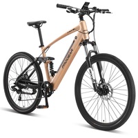 Progear E-Trail 27.5*18" Dual Susp. E-Bike Sandstorm
