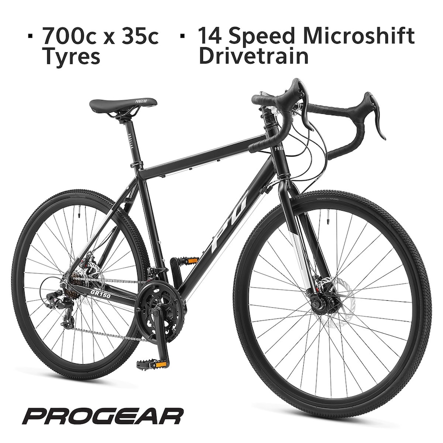 Progear GR150 Road Bike 700*53cm in Black