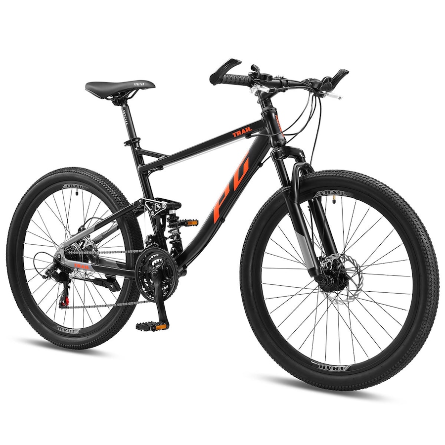 Progear Trail Dual Suspension MTB 26*17" in Black Ember