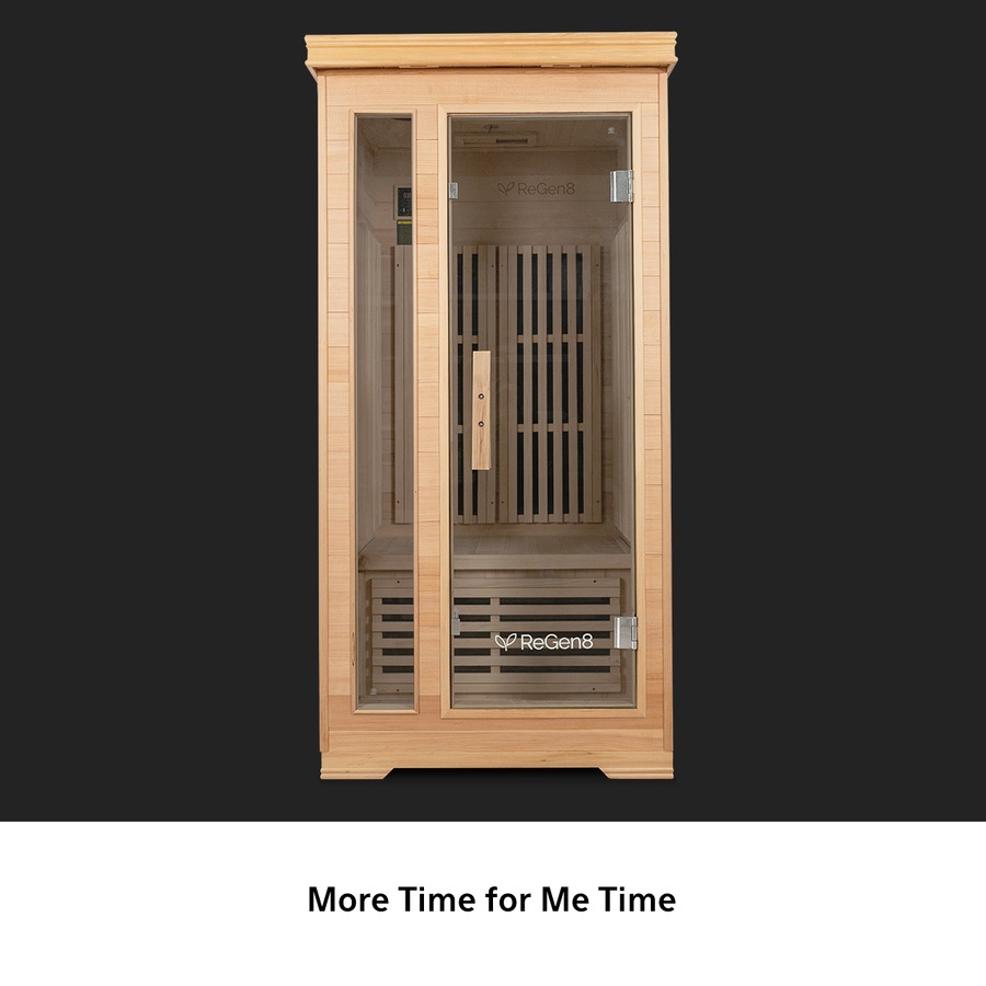 ReGen8 Solo V2 - 1 Person 1410W Infrared Sauna