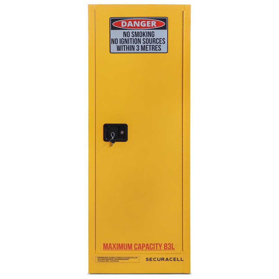 Securacell 83L Storage Cabinet for Class 3 Flammable Liquids, Class 9 Lithium Batteries