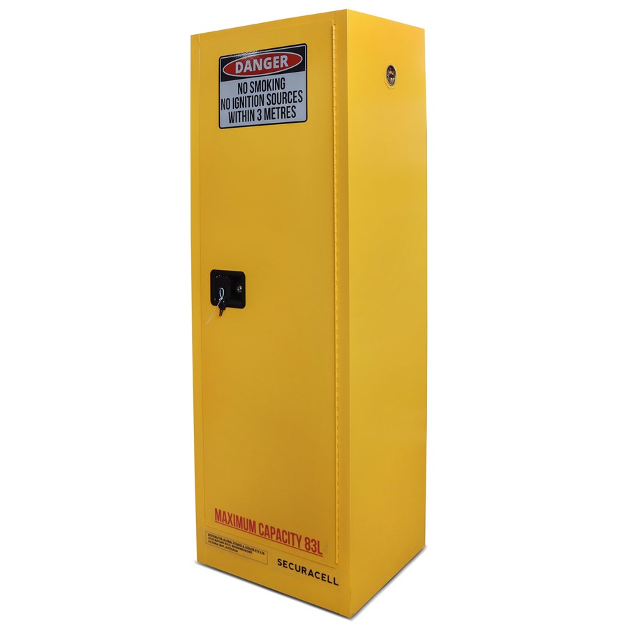 Securacell 83L Storage Cabinet for Class 3 Flammable Liquids, Class 9 Lithium Batteries