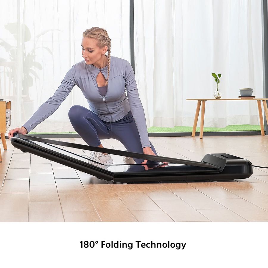 WalkingPad C2 Compact Foldable Treadmill – Black Under Desk Treadmill 180° Fully Foldable for Convenient Storage 6km/h