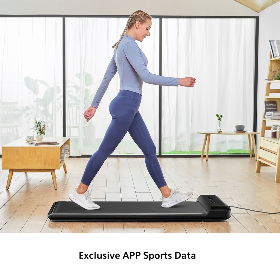 WalkingPad C2 Compact Foldable Treadmill – Black Under Desk Treadmill 180° Fully Foldable for Convenient Storage 6km/h