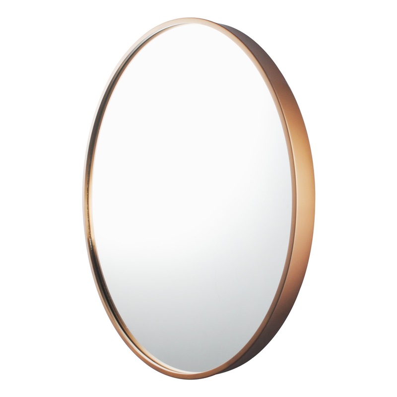 Buy ACA 600x600x40mm Bathroom Mirror Rose Gold Stainless Steel Framed