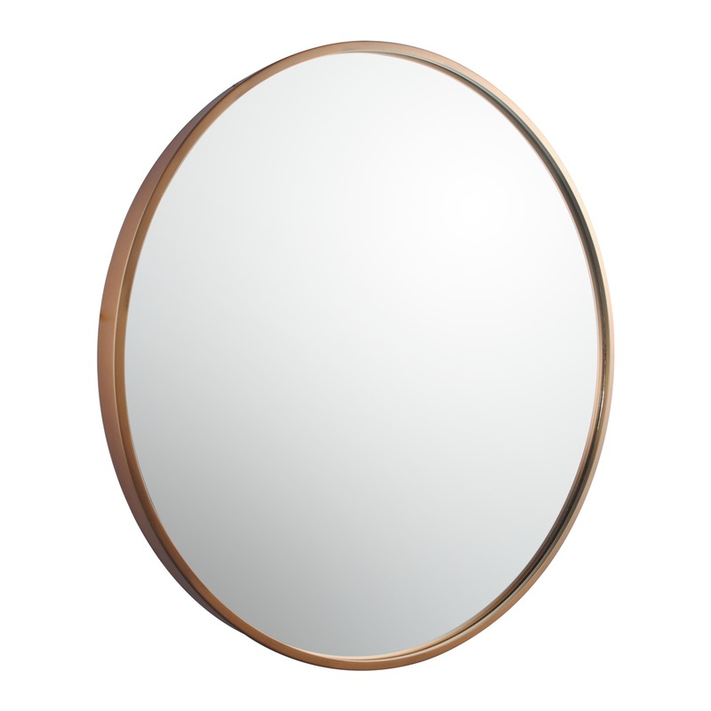 Buy ACA 600x600x40mm Bathroom Mirror Rose Gold Stainless Steel Framed