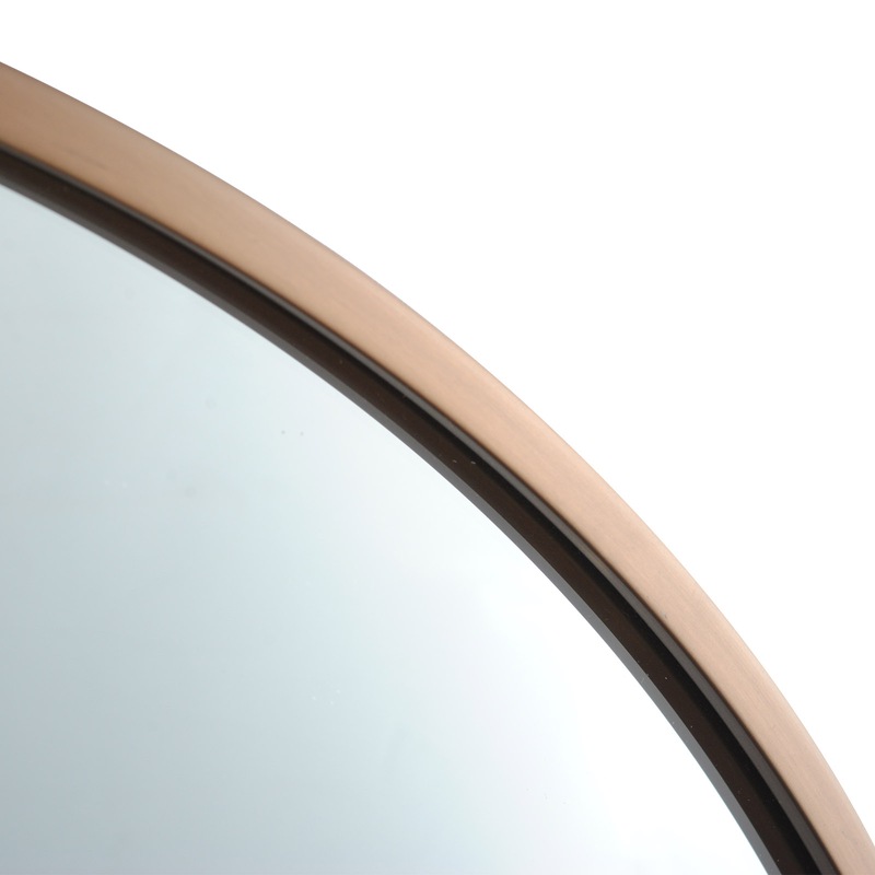 Buy ACA 600x600x40mm Bathroom Mirror Rose Gold Stainless Steel Framed