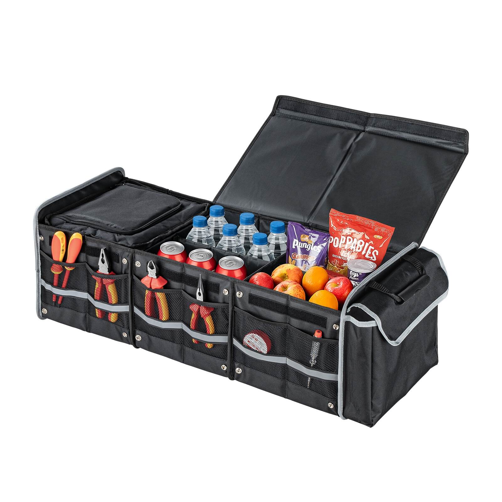 Buy ACA 3 Compartments Foldable Large Car Boot Organiser With Cooler buy-aca-3-compartments-foldable-large-car-boot-organiser-with-cooler
