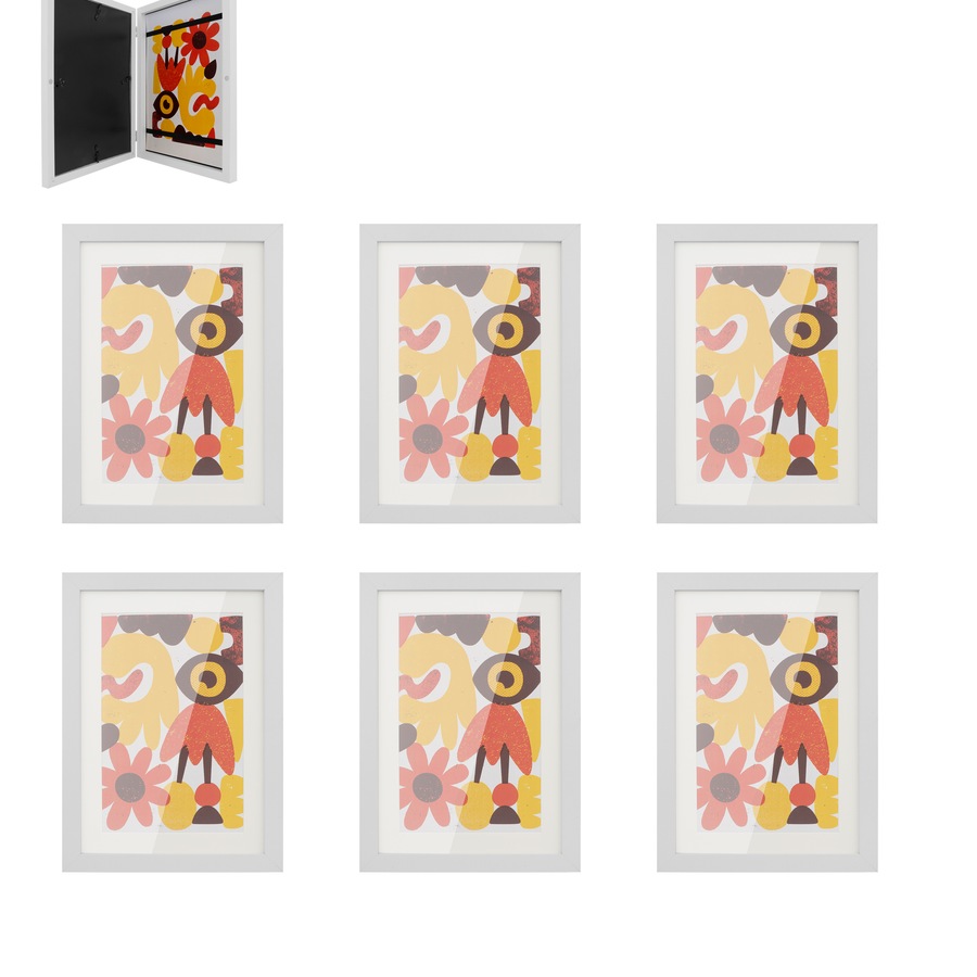 ACA 6x White Photo Frame Kids Children Artwork Frame Craft Photo A4 Drawing Painting Art Display