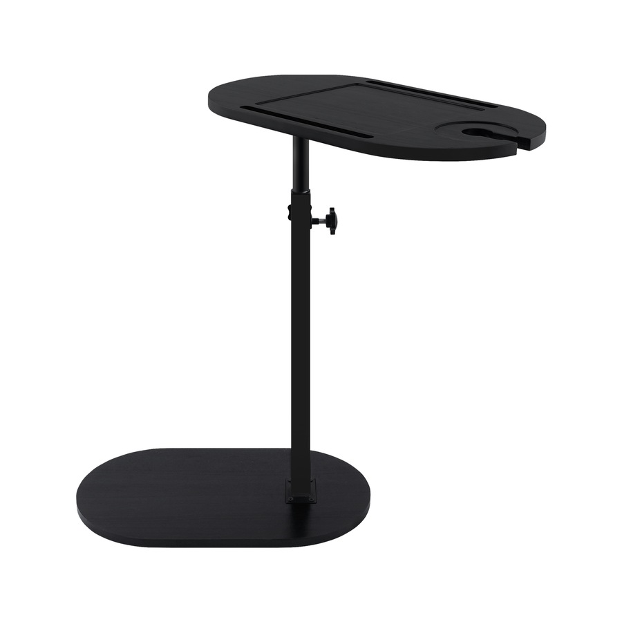 ACA Bathroom Black Spa Freestanding Luxury Side Table Bath Caddy Tray Shelf for Bathtub