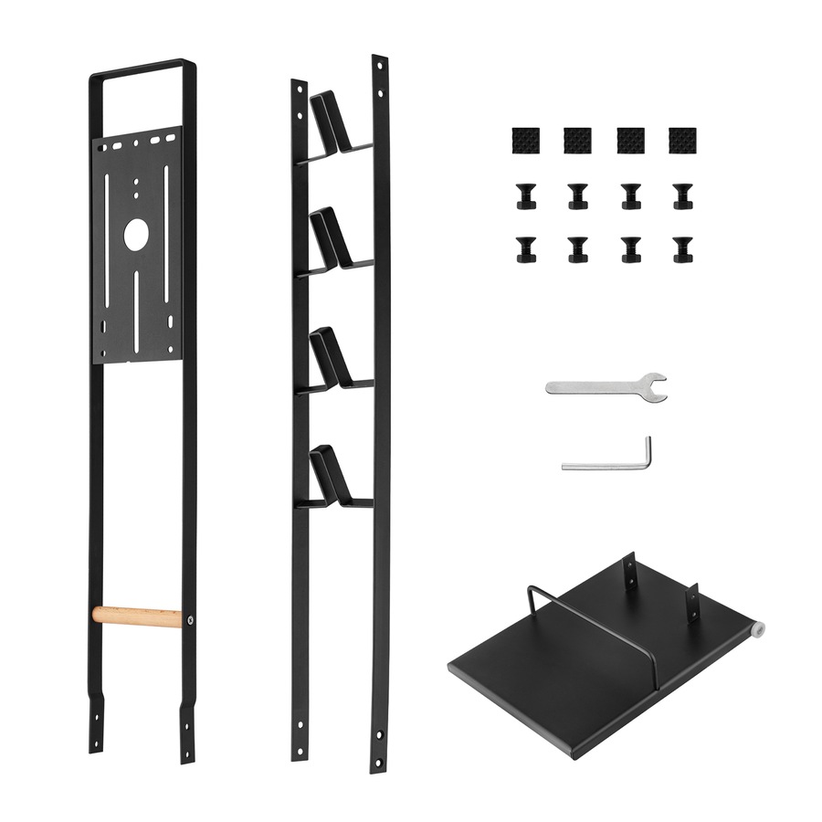 ACA Black Cordless Vacuum Stand Rack Cleaner Free standing Holder For Dyson Xiaomi Iron