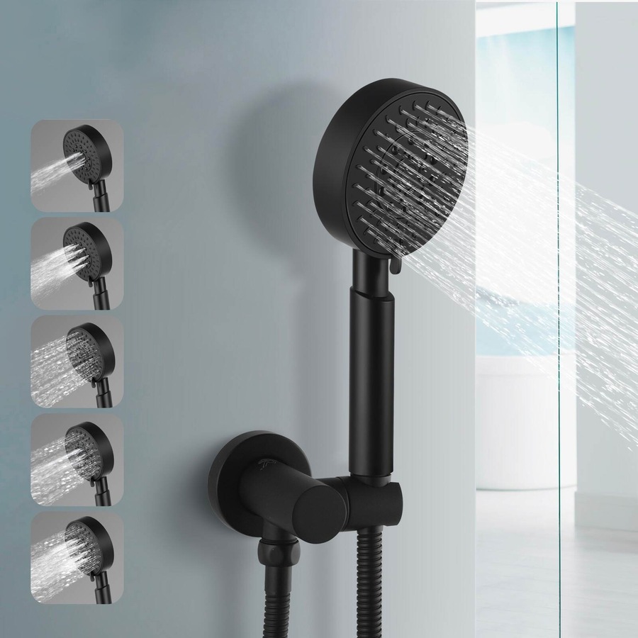 Buy ACA Hand Held Holder Shower Set 5-Mode Shower Head Water Inlet ...