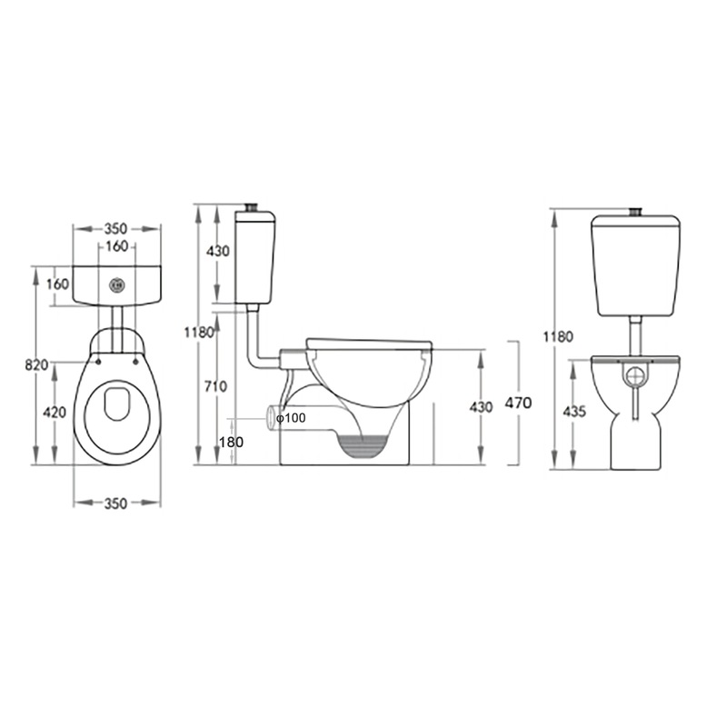 Buy ACA WELS Disabled Toilet Suite Special Aged Care Mobility Assist