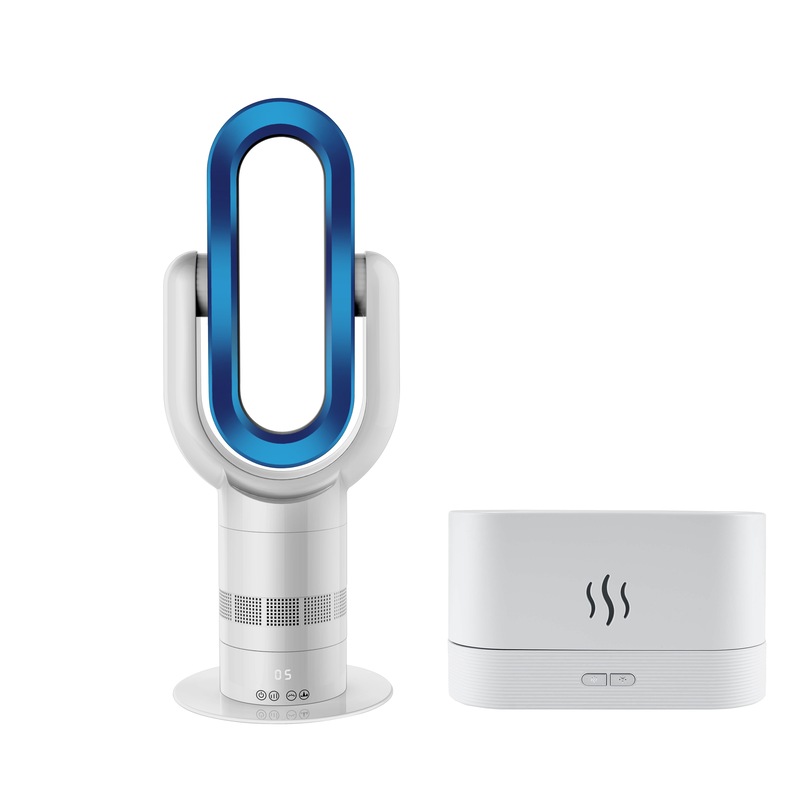 Buy ANGELO 2In1 Hot Cool Bladeless Fan with Aroma Diffuser Air Humidifier Set 9 Timer Remote