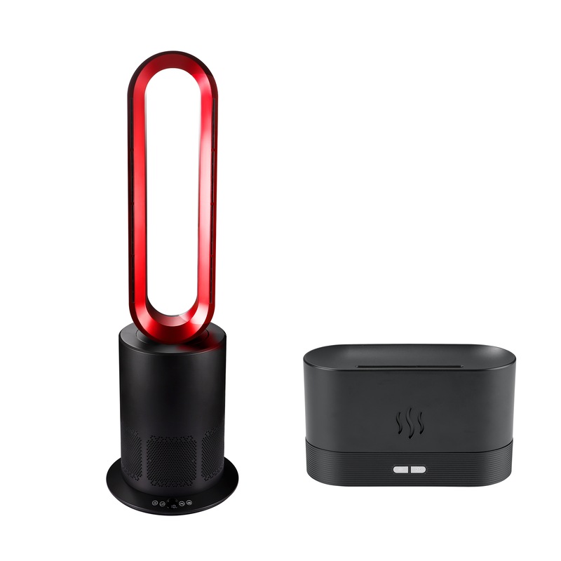 Buy ANGELO 3In1 Bladeless Hot Cool Fan Airflow Purifying Timer Remote Control with Aroma