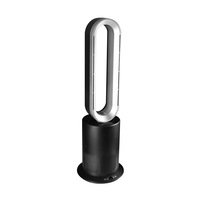 ACA ANGELO Electronic Floor Bladeless Fan LED touch heater Cooler Air Purification filtration Remote Control Speeds adjustable 120 degree Rotation