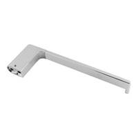 ACA Bathroom Square Chrome Towel Holder Towel Hook Robe Wall Mounted