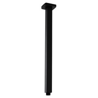 ACA Black Ceiling Shower Arm 400mm Female End Connector