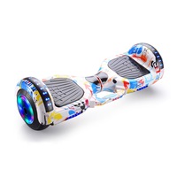 ACA Bluetooth Self Balancing Electric Scooter Kids Flash Wheel Hoverboard Skateboard Graffito