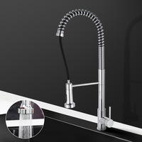 ACA Swivel Pull Out Spout Kitchen Mixer Laundry Sink Spring Tap Faucet