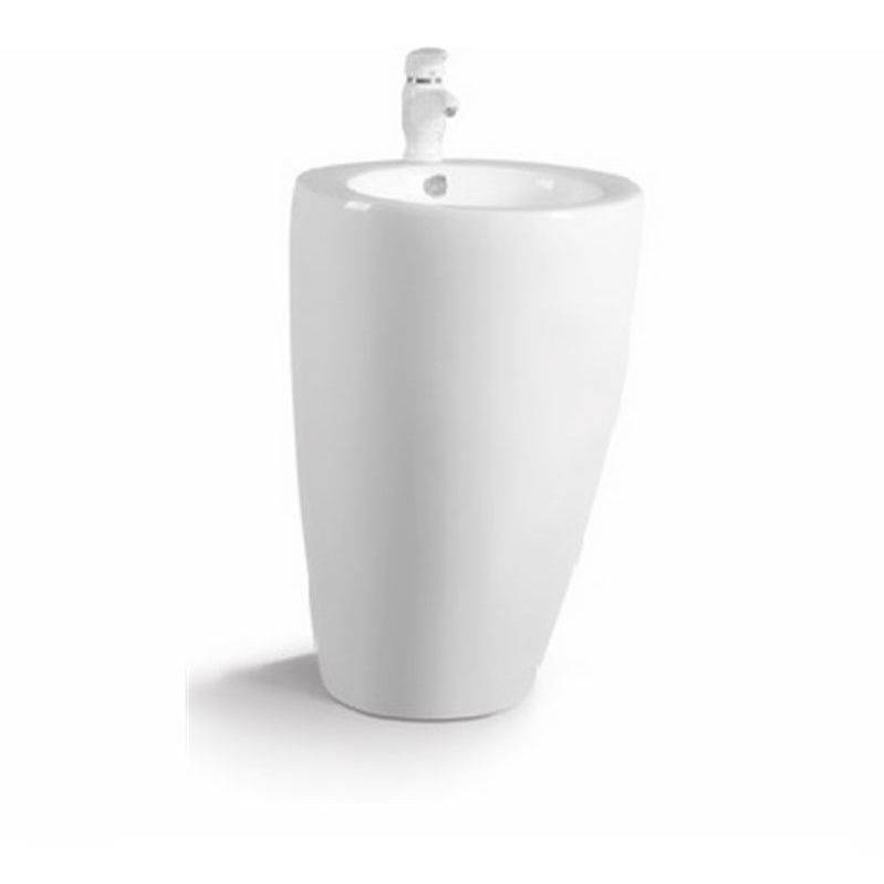 Freestanding Round Ceramic Bathroom Basin 850mm