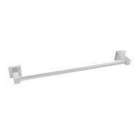 ACA Bathroom Square Single Towel Rack Towel Rail Chrome 800mm
