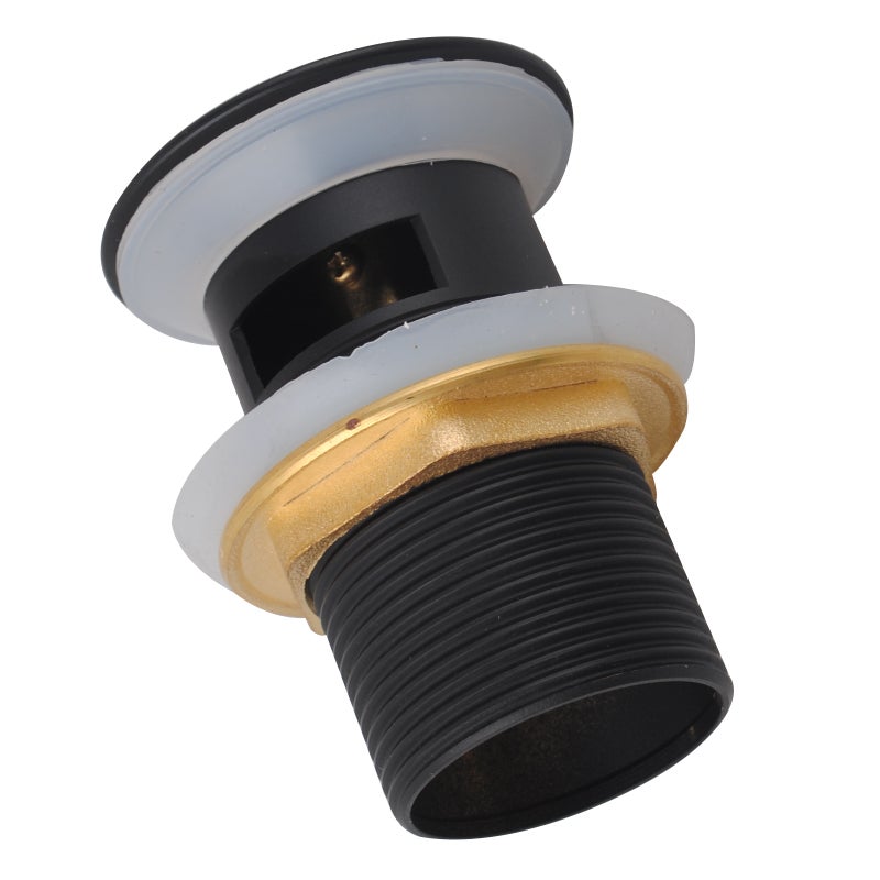 Brass Pop-Up Waste Basin/Vanity Plug w Overflow Chrome 32mm/40mm Black ...