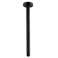 ACA Round Black Ceiling Shower Arm Extension 400mm