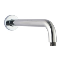 ACA Round Chrome Stainless Steel Wall Mounted Shower Arm 400mm