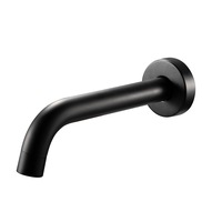 ACA Round Matte Black Bathtub spout Basin Shower Bath Wall Water Spout WaterMarked