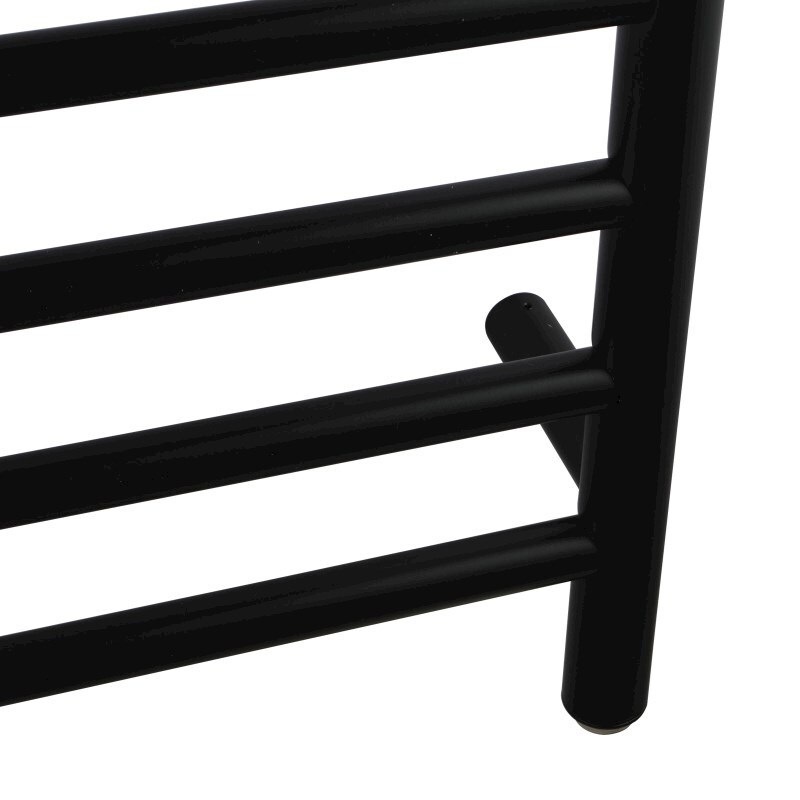 Round Matte Black Electric Heated Towel Rack Rail Warmer 14 Bars Buy