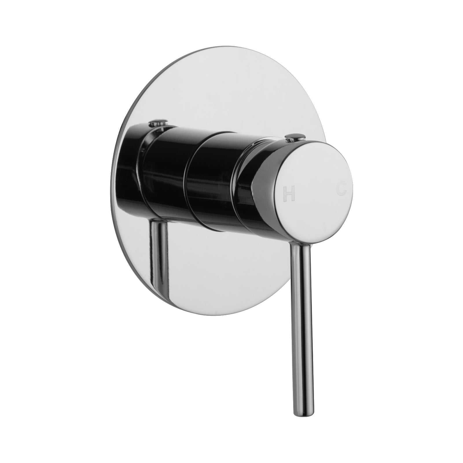 ACA Bathroom Wall Mount Round Lollipop Shower Mixer Tap Bath Water Spout Faucet