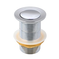 ACA Bathroom Basin Pop Up Waste Chrome Solid Brass 32mm/40mm