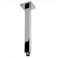 ACA Square Chrome Ceiling Shower Arm 300mm Stainless Steel