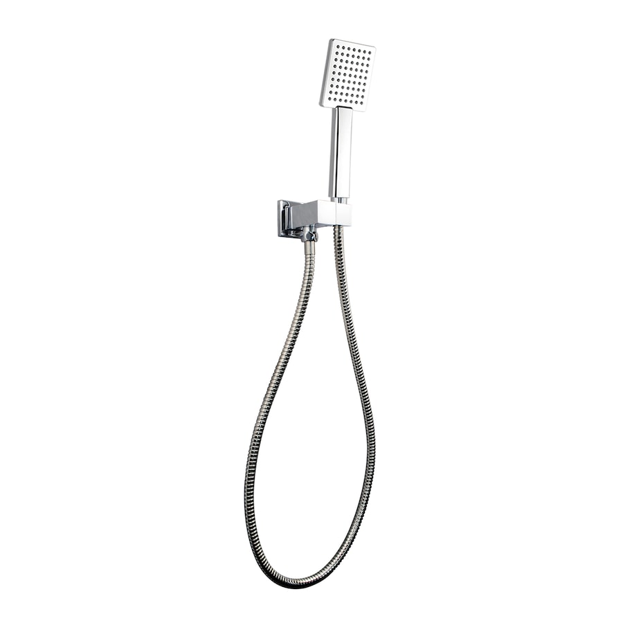 ACA Square Chrome Shower Holder Wall Connector with handheld shower set Watermark & WELS