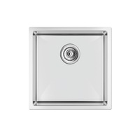 ACA 440x440x205mm 1.2mm Handmade Single Bowl Top/Undermount Kitchen/Laundry Sink