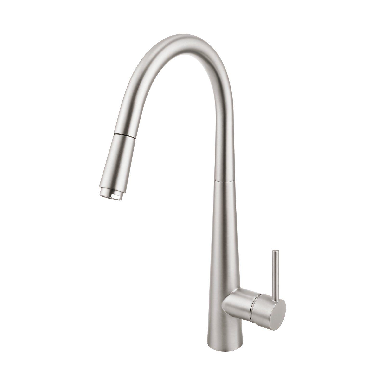 ACA 360 degree Swivel Pull Out Kitchen Mixer Tap Brushed Nickel Brass Body Lead Free