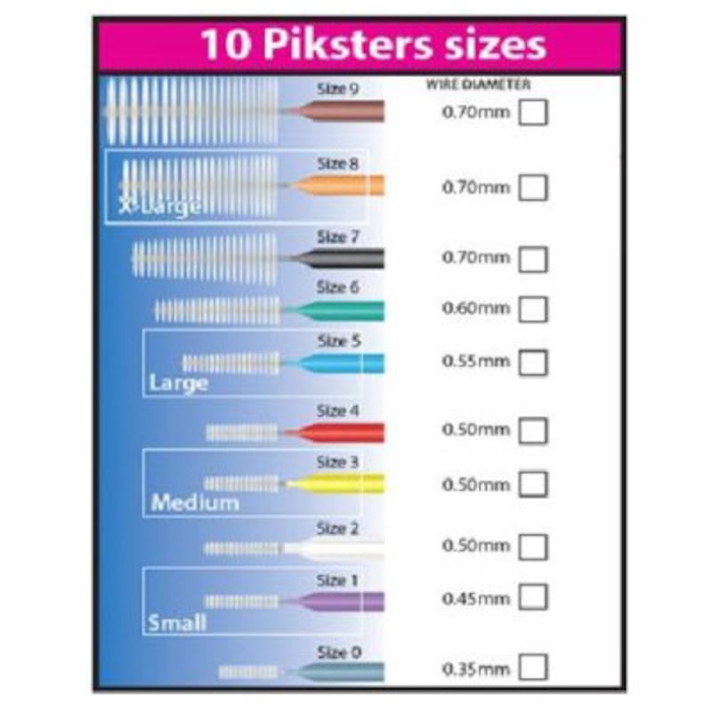 Buy Piksters Interdental Brushes Better Than Flossing MyDeal