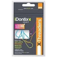 iDontix X-Threaders- Dental Floss Threaders - 30 Threaders - 1 Packet