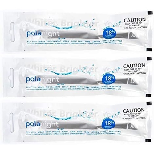 Philips Zoom 10 Nite White Carbamide Peroxide Teeth Whitening Gel Kit 3 x 2.4gram Syringes