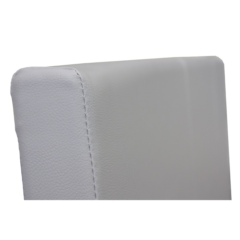 Queen Size Pu Leather Upholstered Bed Frame White 113821 - Rothesay Queen Size Curved Metal Bed Frame White Queen Size Pu Leather Upholstered Bed Frame White 113821 - Rothesay Queen Size Curved Metal Bed Frame White