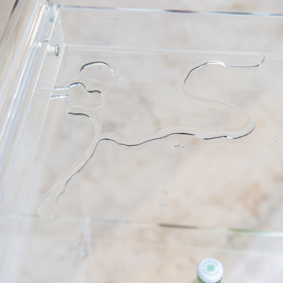 Hudson 3 Tier Acrylic Bar Cart