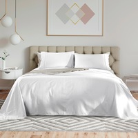 Kensington 1200 Thread Count 100% Cotton Sheet Set Stripe Hotel Grade Soft Touch
