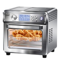Kitchen Couture Air Fryer 24 Litre Multifunctional LCD Display Stainless Steel