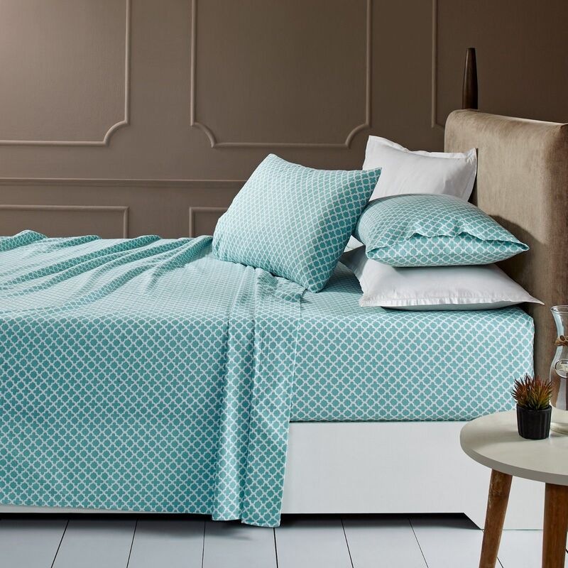 Buy ALL SIZES Egyptian Cotton Sheet Set Flannelette 175GSM Luxury