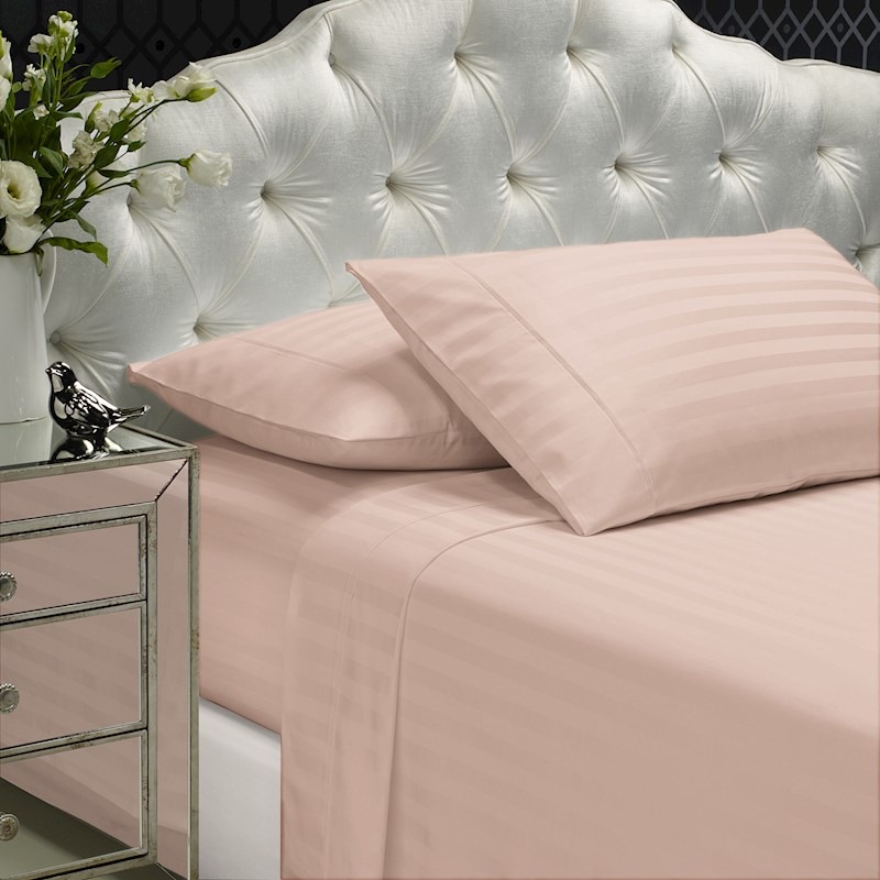 Royal Comfort 1200 Thread count Damask Stripe Cotton Blend sheet sets