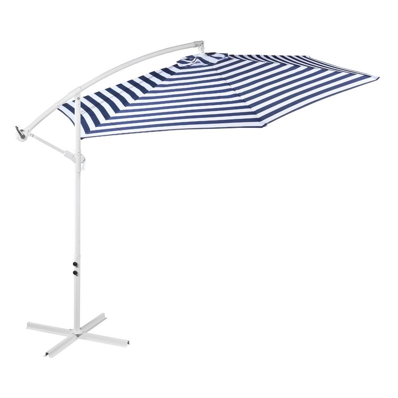 Striped Outdoor Umbrella For Garden Patio Sun Shade Market Strong Metal Base Buy Outdoor Umbrellas 9348569021144