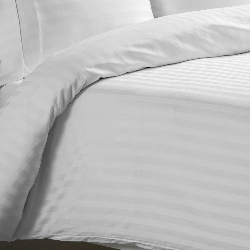Buy 1500TC Egyptian Cotton Luxury Striped Quilt Covers - MyDeal