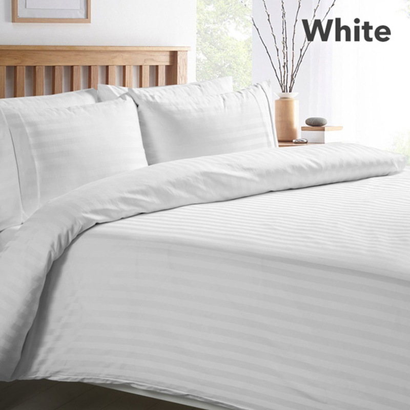 Buy 1500TC Egyptian Cotton Luxury Striped Quilt Covers MyDeal